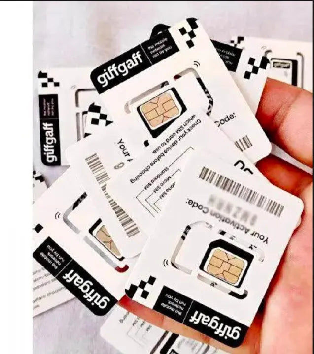GiffGaff UK Original SIM Card | 100% Working in Pakistan